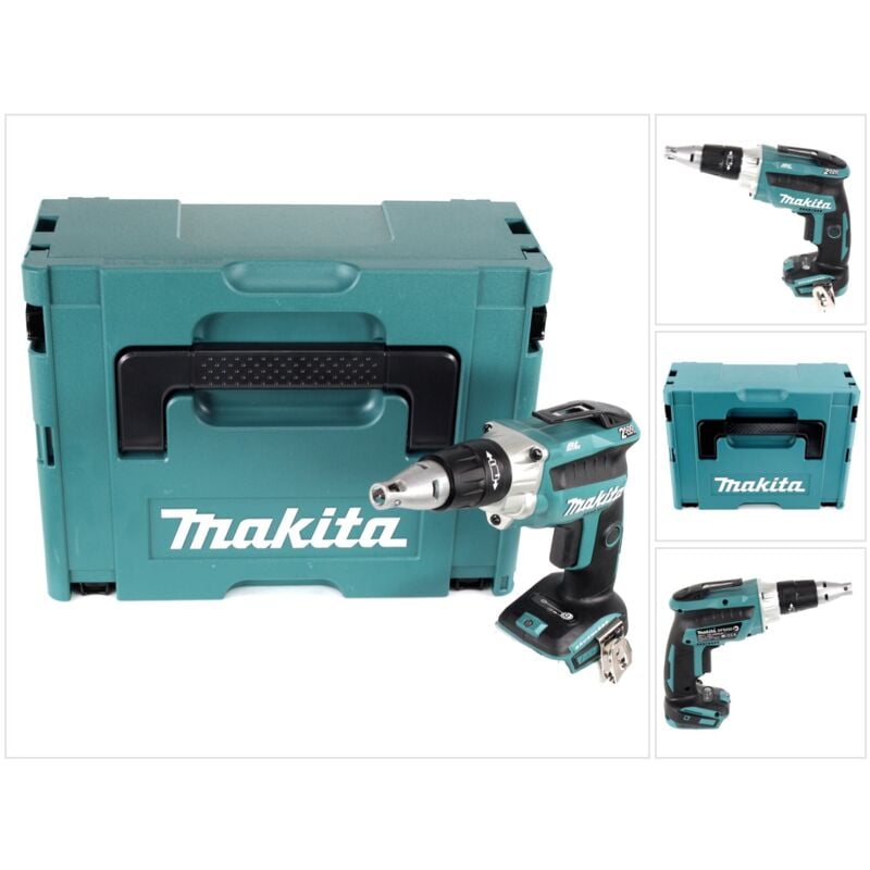 Image of Dfs 250 zj Akku Trockenbauschrauber 18 v Brushless + Makpac - ohne Akku, ohne Ladegerät - Makita