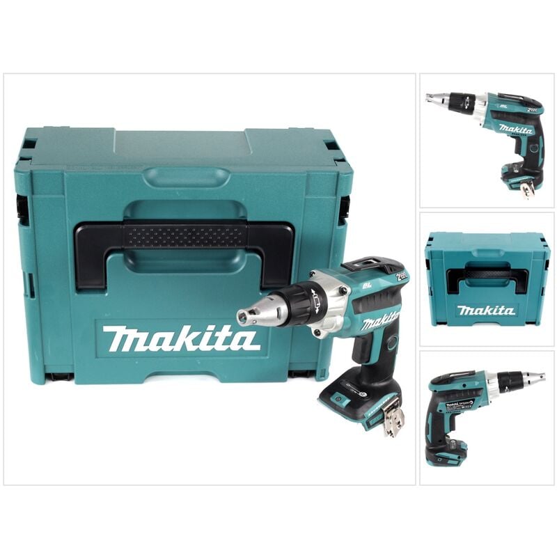Dfs 250 zj Visseuse à cloison sèche sans fil 18 v Brushless + Coffret Makpac - sans batterie, sans chargeur - Makita