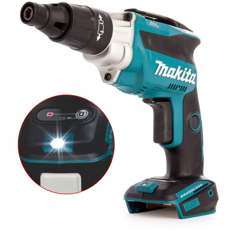 Makita - DFS251Z tek 18v Brushless High Speed Lithium Screwdriver 1/4'' Hex - Bare