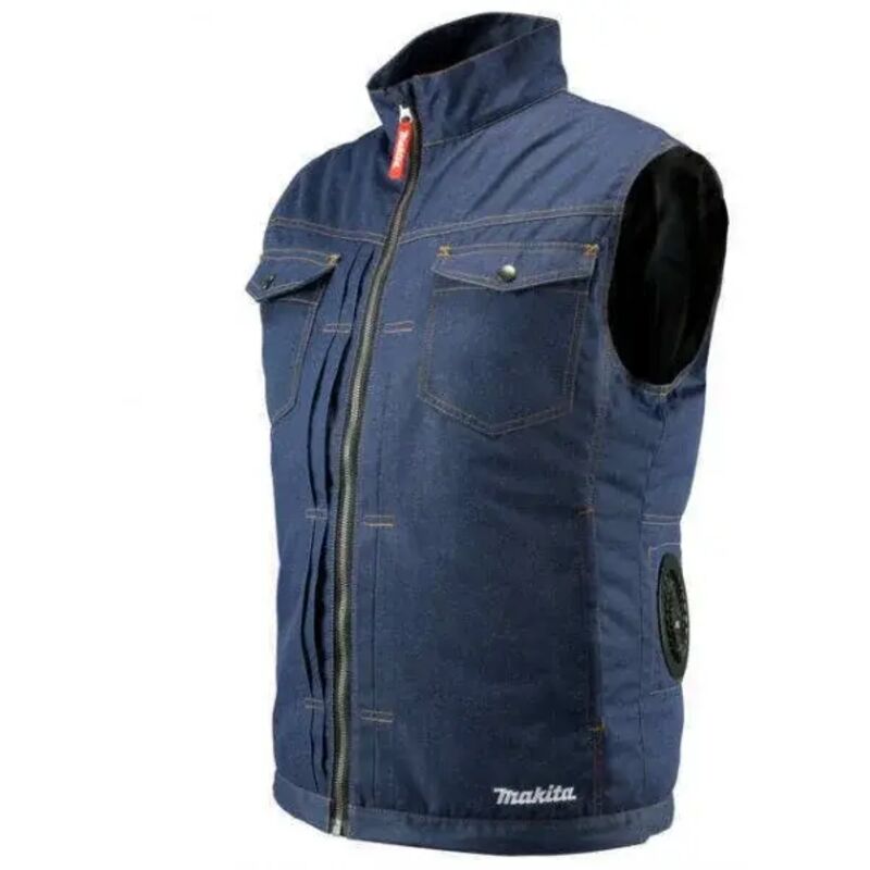 DFV215A Gilet in cotone ventilato 4 velocità 12 - 18 v senza batteria - 2XL - Makita