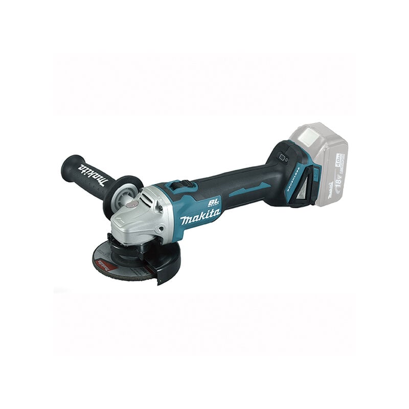 Image of Makita - DGA454Z Akkubetriebener Mini-Schleifer 18V Lithium-Ionen 115mm (Kein Akku oder Ladegerät)