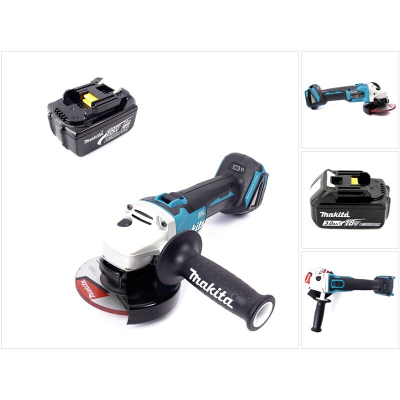 

Makita - DGA 504 F1 Mini-Amoladora inalámbrica 125 mm 18 V + 1x Batería BL 1830 3,0 Ah ( Sin cargador, sin maletín )