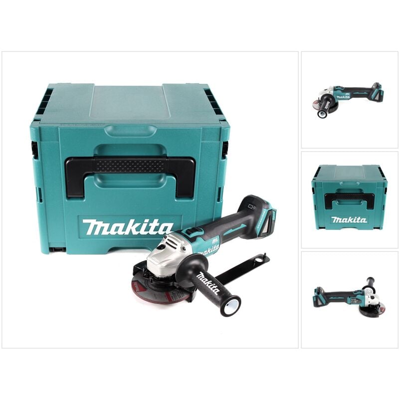 

Makita - DGA 504 ZJ Mini-Amoladora inalámbrica 125 mm 18 V en Makpac 4 ( Sin batería, sin cargador )