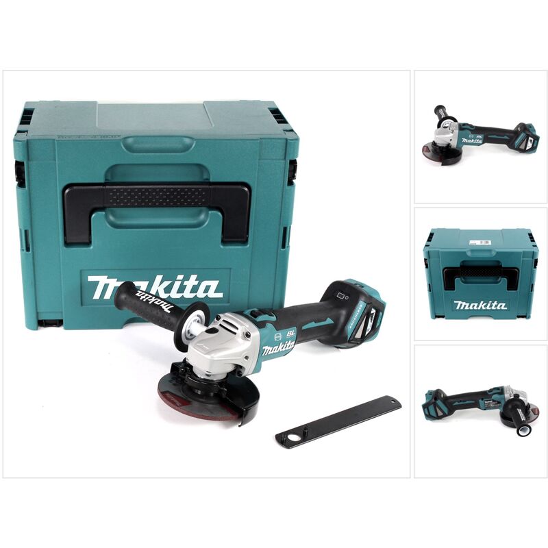 Dga 513 zj Smerigliatrice angolare a batteria 18V 125mm Brushless Solo + Makpac - senza batteria, senza caricabatterie - Makita