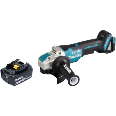 Makita DGA 520 M1X1 Akku Winkelschleifer 18 V 125 mm X-LOCK Brushless + 1x Akku 4,0 Ah - ohne Ladegerät