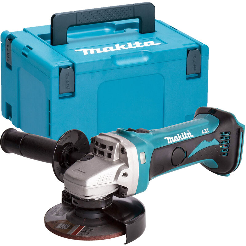 Dga467z 18V Cordless Brushless 115Mm Angle Grinder With 1 X 5.0Ah Battery Charger & Type 3 Case