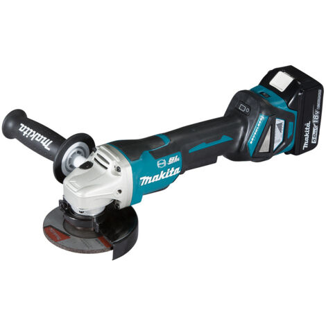 MAKITA DGA467Z - Miniamoladora a batería BL 18V LXT 115mm Palanca Freno/Dial/ADT/AFT