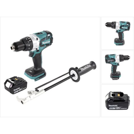 Makita DHP 481 G1 Perceuse-visseuse à percussion sans fil 18 V 115 Nm Brushless + 1x Batterie 6,0 Ah - sans chargeur