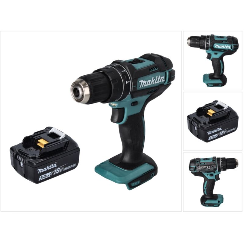 Perceuse Visseuse à Percussion Makita DHP482M1J – 18 V, 62 Nm, 2 Vitesses