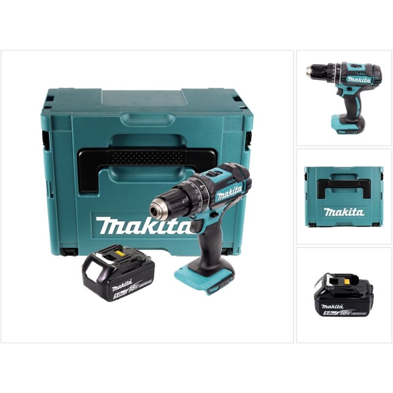 Makita DHP 482 T1J Trapano avvitatore con