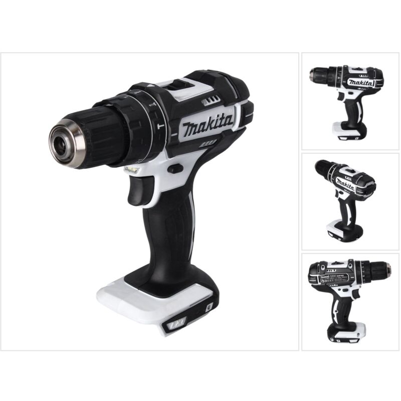 

Makita DHP 482 ZW Taladro combinado de impacto a batería 18V / Color blanco - Sin batería, sin cargador, sin maletín incluidos