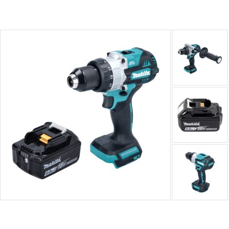 Makita DHP 486 G1 Akku Schlagbohrschrauber 18 V 130 Nm Brushless + 1x Akku 6,0 Ah - ohne Ladegerät