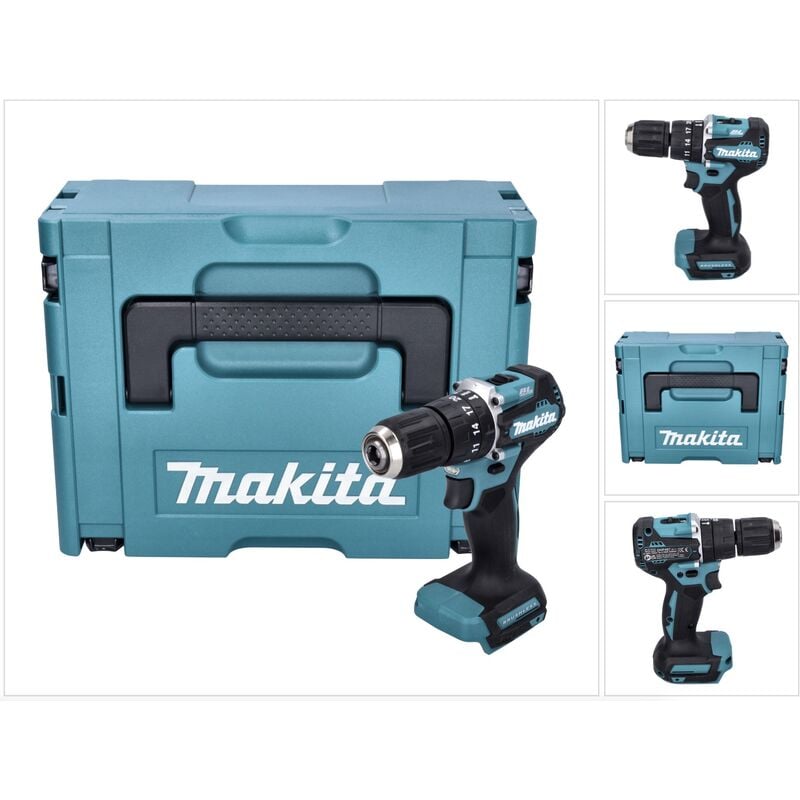 Dhp 487 zj 18 v Perceuse-visseuse à percussion sans fil 40 Nm Brushless + Makpac - sans batterie, sans chargeur - Makita