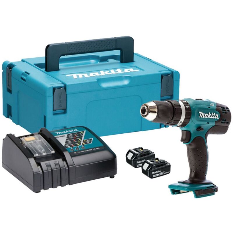 MAKITA DHP453RTJ 18v Combi drill 13mm keyless chuck