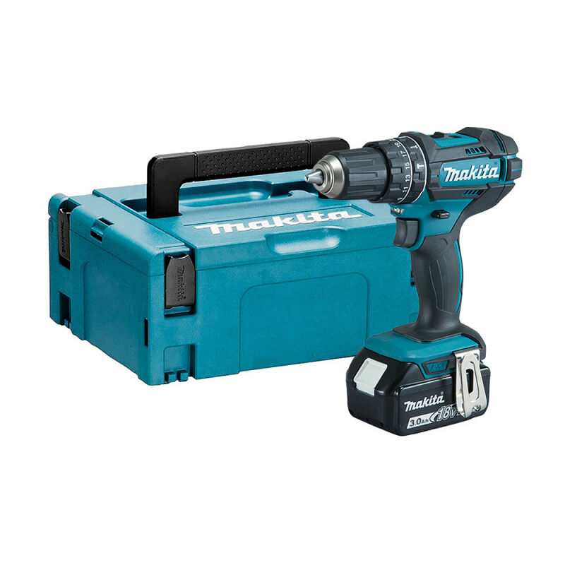 Makita DHP482F1J Perceuse visseuse à percussion 18 V Li Ion Ø 13 mm + 1x3Ah + MAKPAC - vue 3
