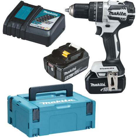 Makita DHP484RGJW - Bohrhammer/Treiber - schnurlos - 2 Geschwindigkeiten - Bohrfutterschlüssel 13 mm - 54 N·m