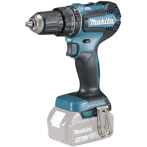 MAKITA DHP485 TALADRO PERCUTOR BL 50NM A BATERÍA 18V LXT EQUIPAMIENTO Sólo máquina en caja de cartón