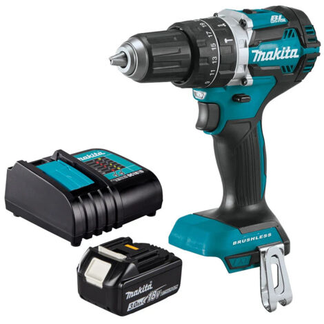 Makita DHP487SF 18V LXT Lithium Brushless Combi Hammer Drill 1 x 3AH