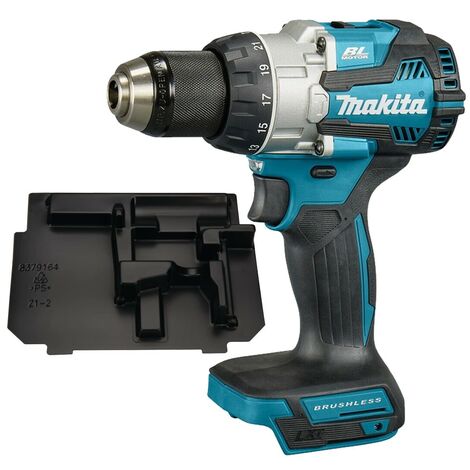 Makita DHP489Z 18v LXT Brushless Combi Hammer Drill Metal Chuck + Inlay