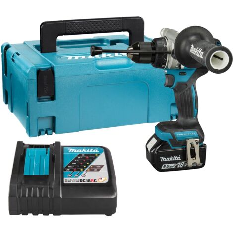 Makita DHP492RT 18v LXT Brushless Combi Hammer Drill 141Nm Torque 1x5ah Battery