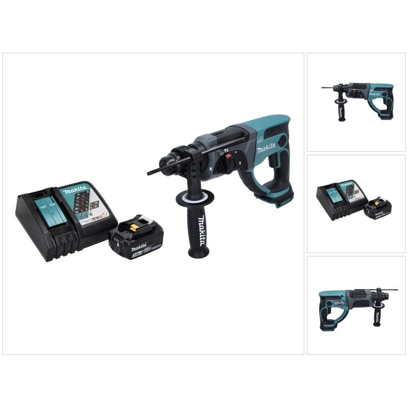 Makita DHR 202 RF1 Perforateur sans fil 18 V 2,0 J SDS Plus + 1x Batterie 3,0 Ah + Chargeur