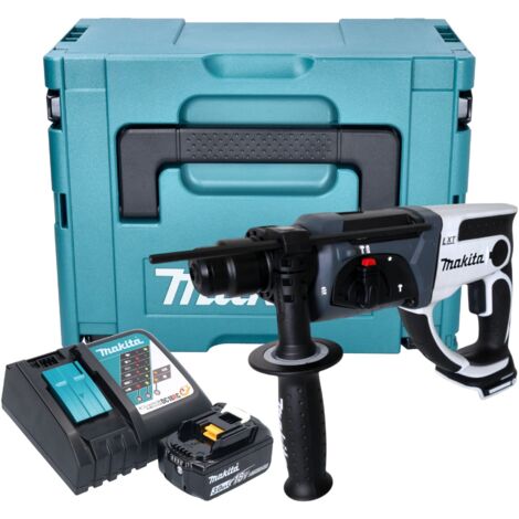 Makita DHR 202 RF1JW Akku Bohrhammer 18 V 20 mm 2,0 J weiß + 1x Akku 3,0 Ah + Ladegerät + Makpac