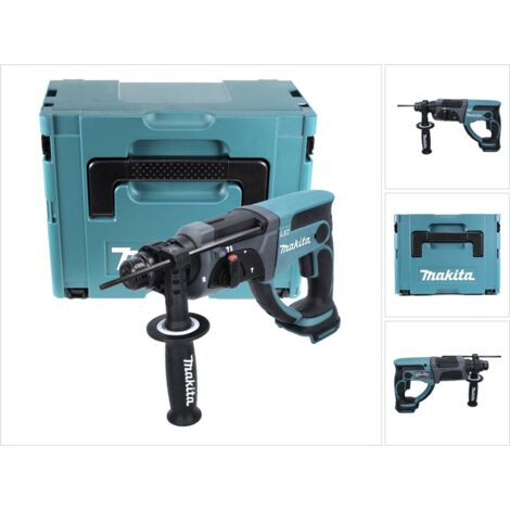Makita DHR 202 ZJ Martillo combinado a batería 18V / SDS Plus / 2,0J + Maletín Makpac - Sin batería, sin cargador incluidos