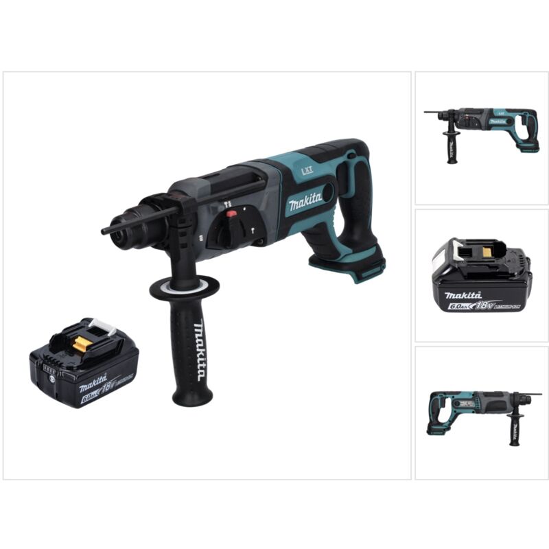 Makita DHR 241 G1 18 V 2,0 J SDS plus trapano a batteria + 1x batteria 6,0 Ah - senza caricabatteria