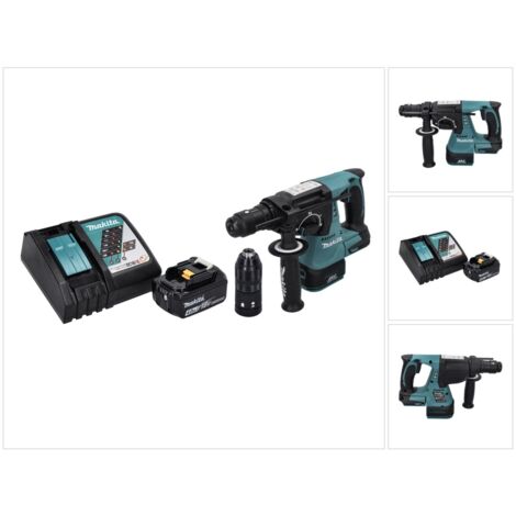 Makita DHR 243 RM1 Akku Bohrhammer 18 V SDS plus Brushless + 1x Akku 4,0 Ah + Ladegerät