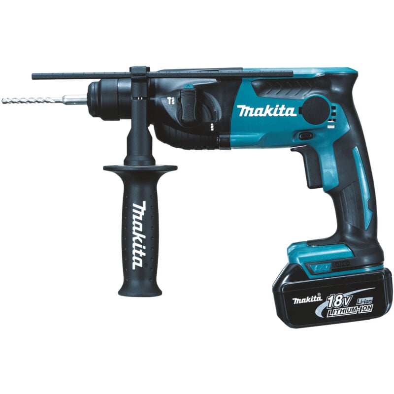 Makita - Perforateur SDS-Plus 18V lxt 1,3 j (2x5,0 Ah) en makpac DHR165RTJ