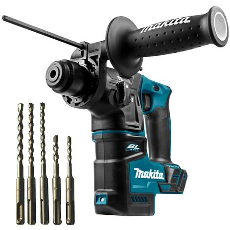 Makita DHR171Z 18V Cordless Brushless SDS Plus Rotary Hammer Drill Bare + 5 Bits