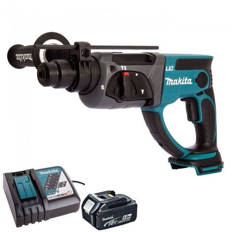 Makita DHR202Z 18V SDS+ Hammer Drill With 1 x 5.0Ah Battery & Charger:18V