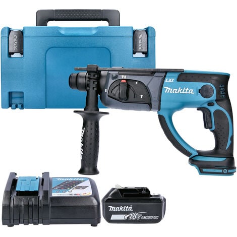 Makita DHR202Z 18V SDS Plus LXT Hammer Drill With 1 x 5.0Ah Battery, Charger, Case & Inlay