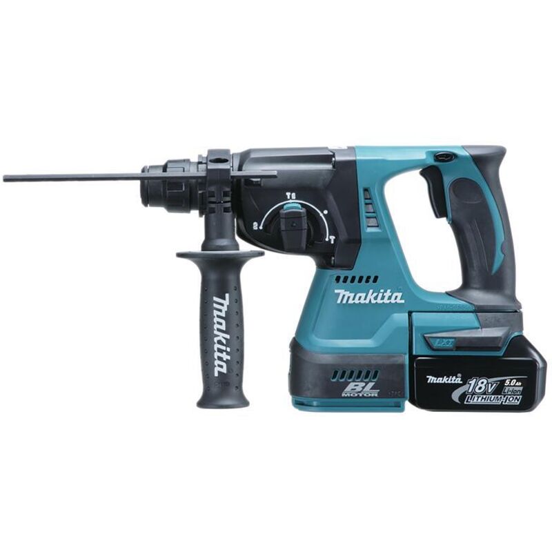 Makita - DHR242RTJ sds Plus bl Hammer Drill 18V 2 x 5.0Ah Li-ion MAKDHR242RTJ