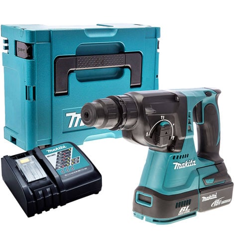 Makita DHR242Z 18V Brushless SDS+ Hammer Drill with 1 x 3.0Ah Battery & Charger in Case:18V