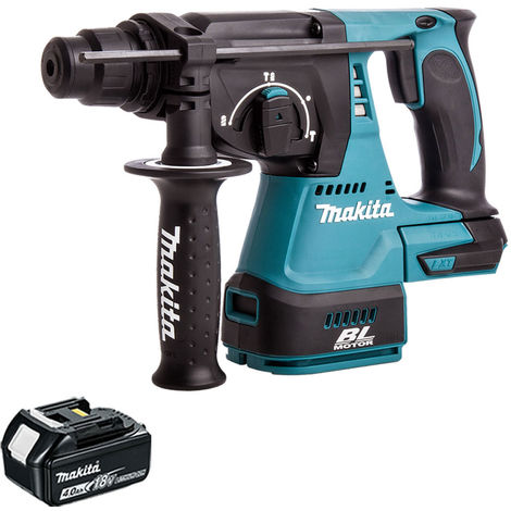Makita DHR242Z 18V SDS+ Brushless Hammer Drill With 1 x 4.0Ah Battery