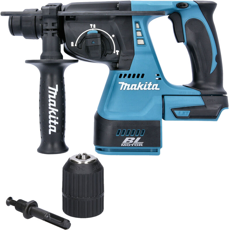 Makita Dhr242z 18V Sds+ Brushless Rotary Hammer Drill With Extra Chuck