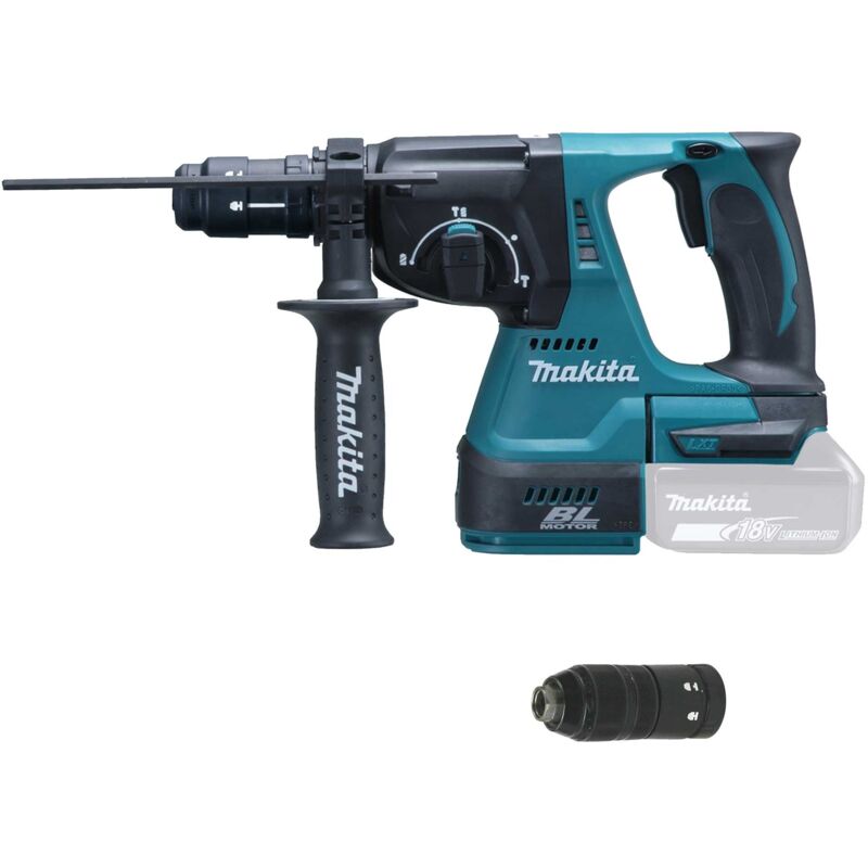 Perfo burineur MAKITA 18V SDS Plus 2J produit seul en MAKPAC DHR243ZJ
