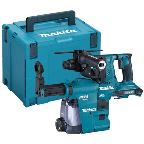 Makita DHR280ZWJ 36v / 18v LXT Twin SDS Brushless Hammer Drill + Dust Extractor