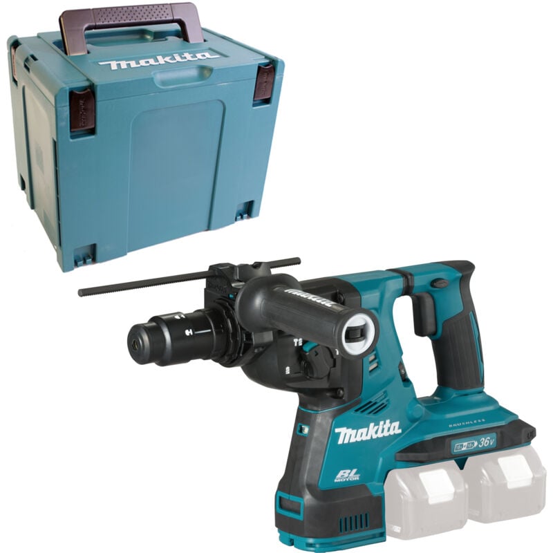 Image of Makita - Martello combinato a batteria DHR283ZJU sds-plus 2x18V senza batteria senza caricabatterie in Makpac