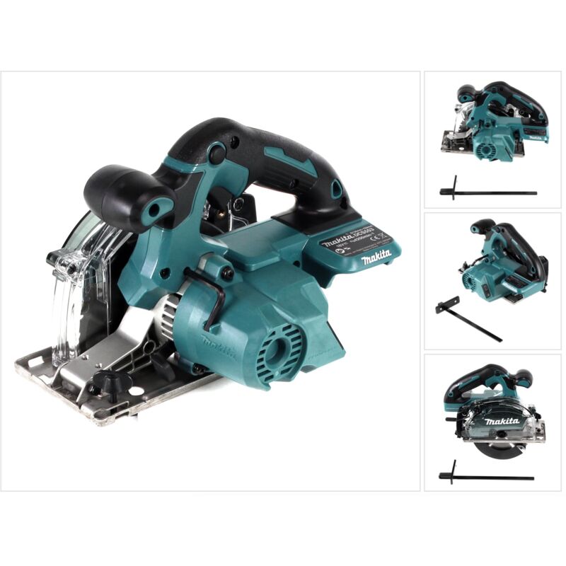 Makita - dcs 553 z Sierra circular para metal a batería 18V / 150 mm - Sin batería, sin cargador, sin maletín incluidos