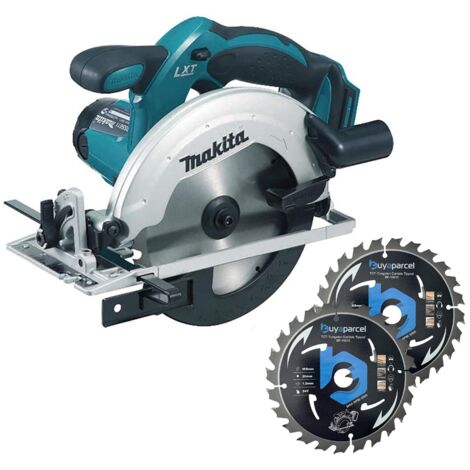 Makita DHS680Z 18v Lithium Brushless Circular Saw 165mm Bare +2 Extra BAP Blades
