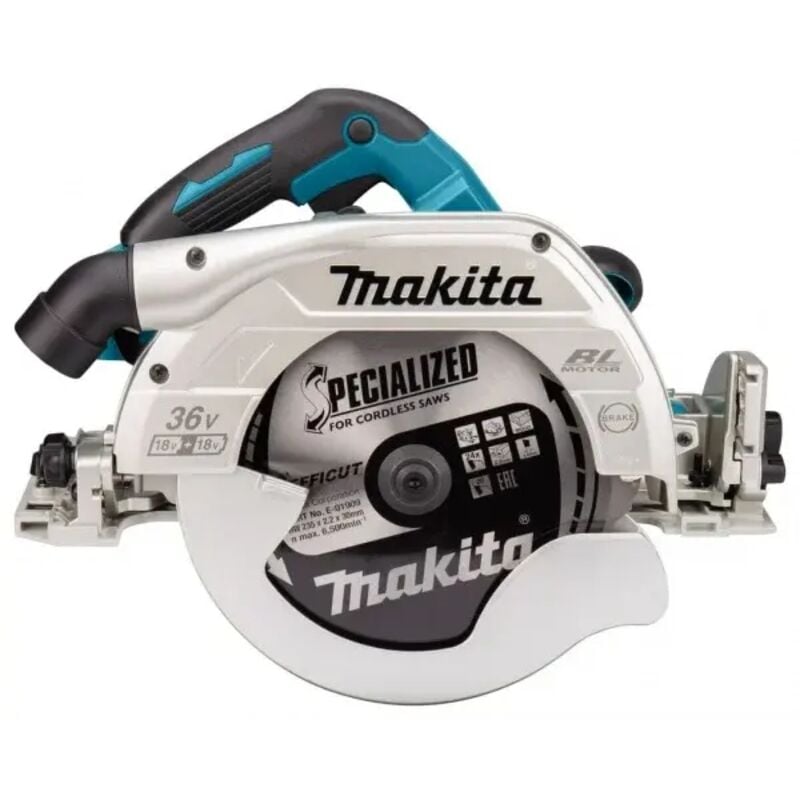 Makita - DHS900ZKU Scie circulaire 18Vx2 sans batteries