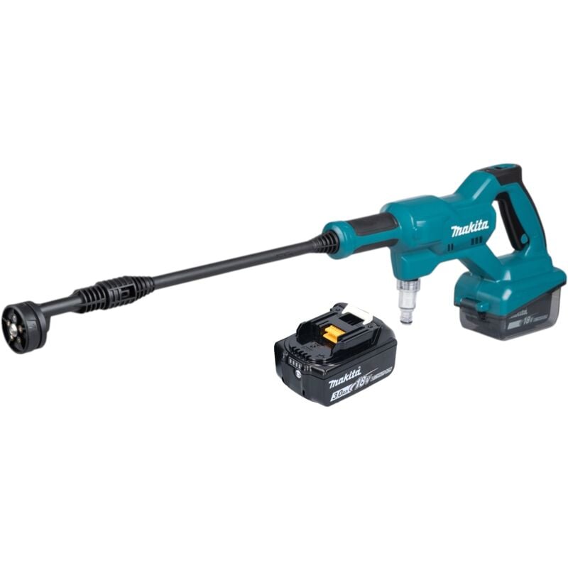 Dhw 180 F1 Nettoyeur à pression sur batterie 18 v 24 bar + 1x batterie 3,0 Ah - sans chargeur - Makita