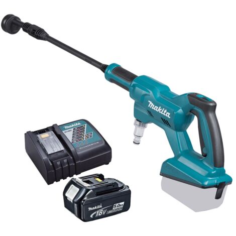 Makita DHW180 LXT 18V Cordless Pressure Washer 5 In 1 Nozzle + 5.0Ah Battery Kit