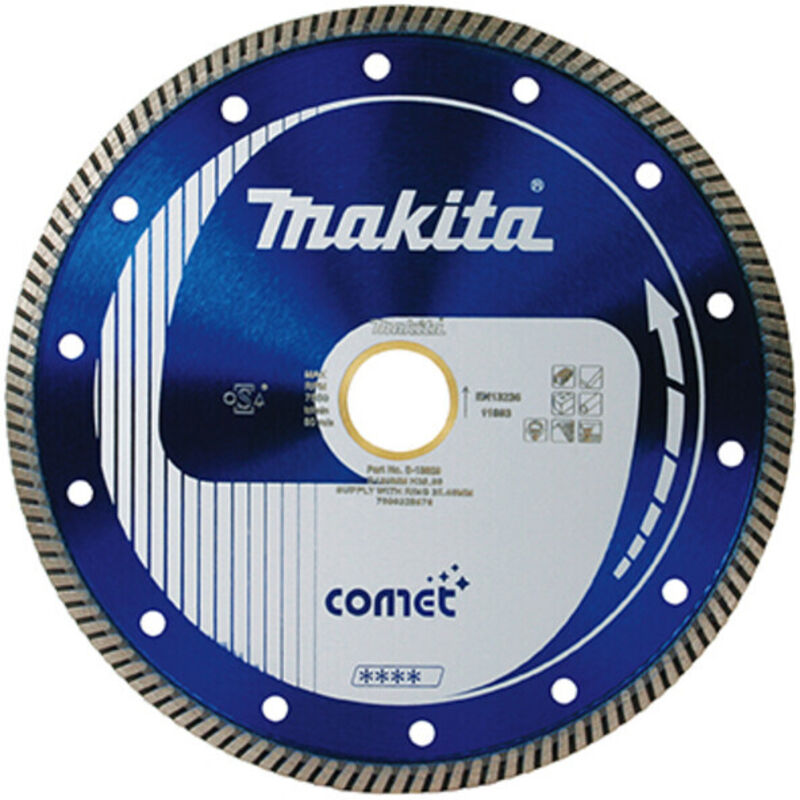 Diamantscheibe 125x22, 23 Comet, Turob Rim - Makita