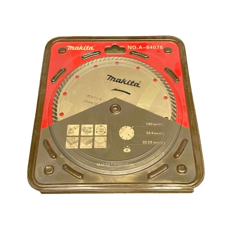 Image of Makita - Diamantsägeblatt Diamantscheibe 180 mm Granite dia Sägeblatt A-84078