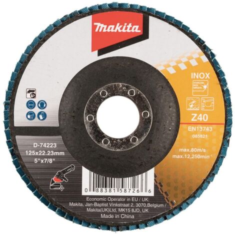 Makita - Disco di lame (125 mm, zirconia, grana 40)