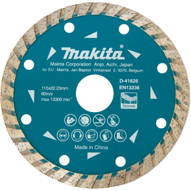 Disque diamant à couronne continue pour utilisation à sec D 41626