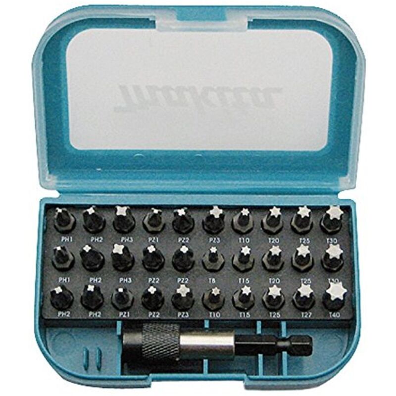 Image of Bit-Box mix 31tlg. Set 10x P-73374 - Theken-Display P-73380 - Makita